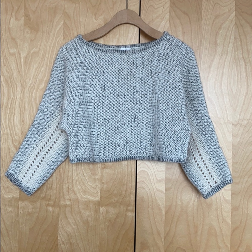 Crop sweater